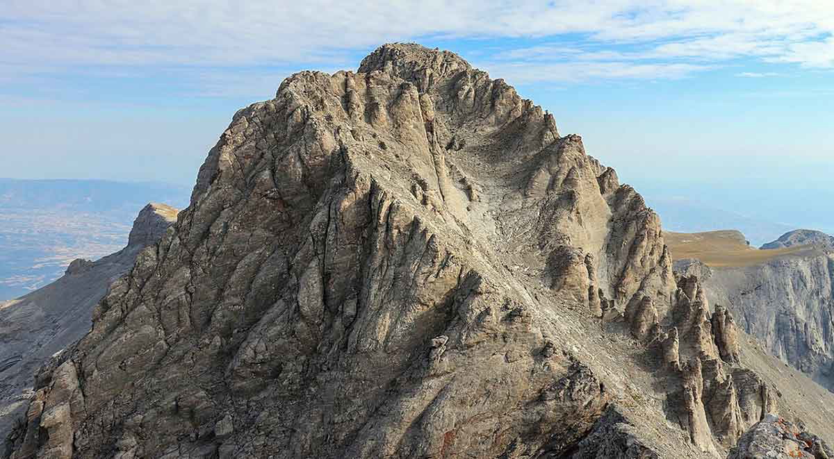 Mt Olympus Mytikas peak