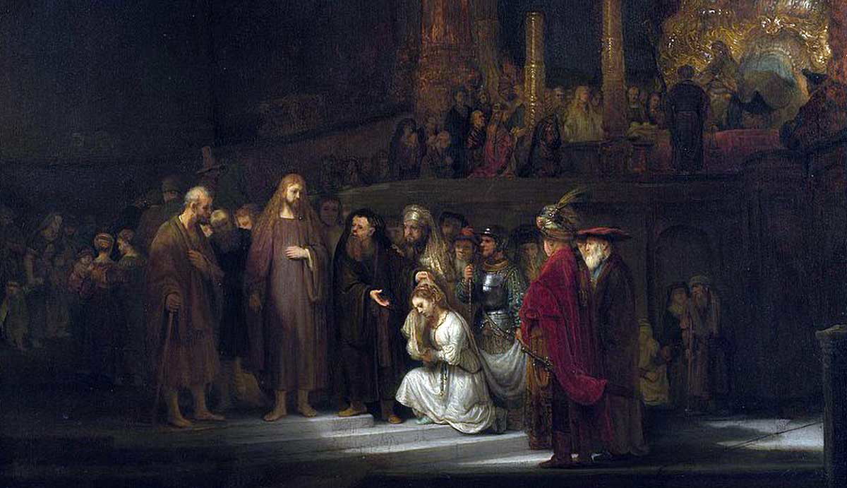 Rembrandt Woman Adultery