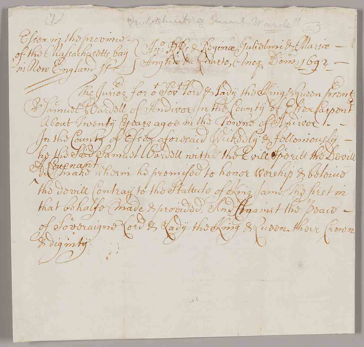 Samuel Wardwell Covenanting
