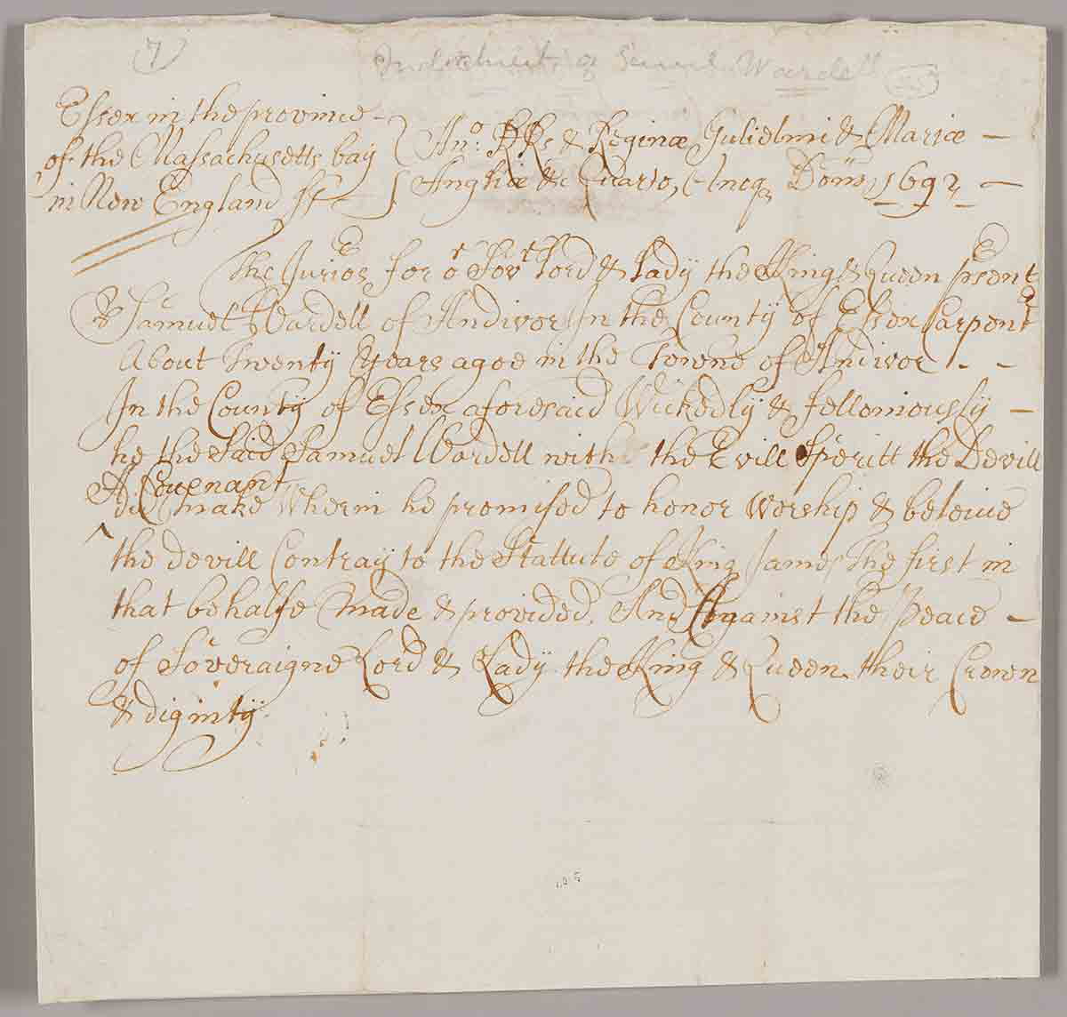 Samuel Wardwell Covenanting