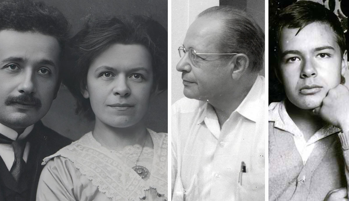 The Einstein family albert mileva hans eduard