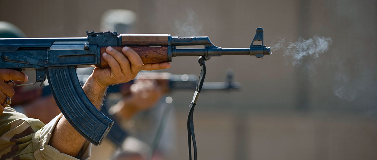 ak 47 firing