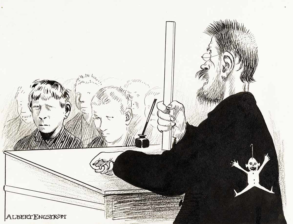 albert engström elementary school teacher painting