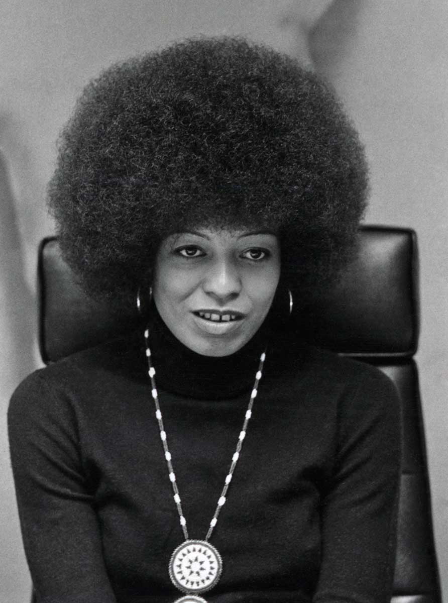 angela davis Portrait