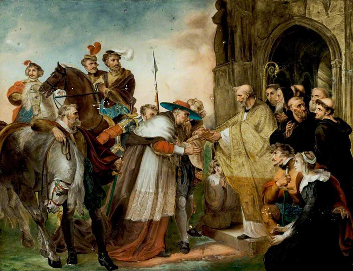 arrival cardinal wolsey leicester