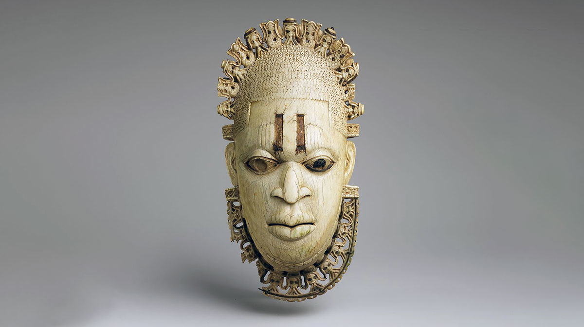 benin queen african mask