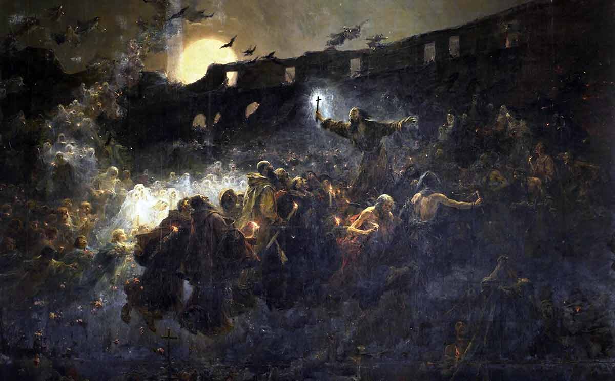benlliure y gil the vision of the colosseum painting