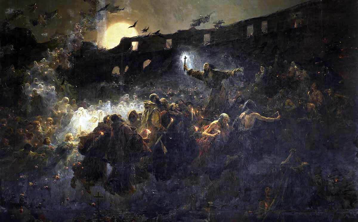 benlliure y gil the vision of the colosseum painting