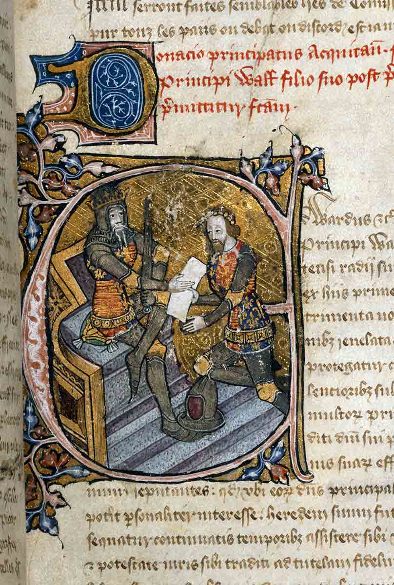 black prince receives aquiraine photo