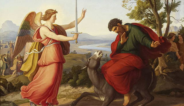 Balaam and the Angel, by Gustav Jäger
