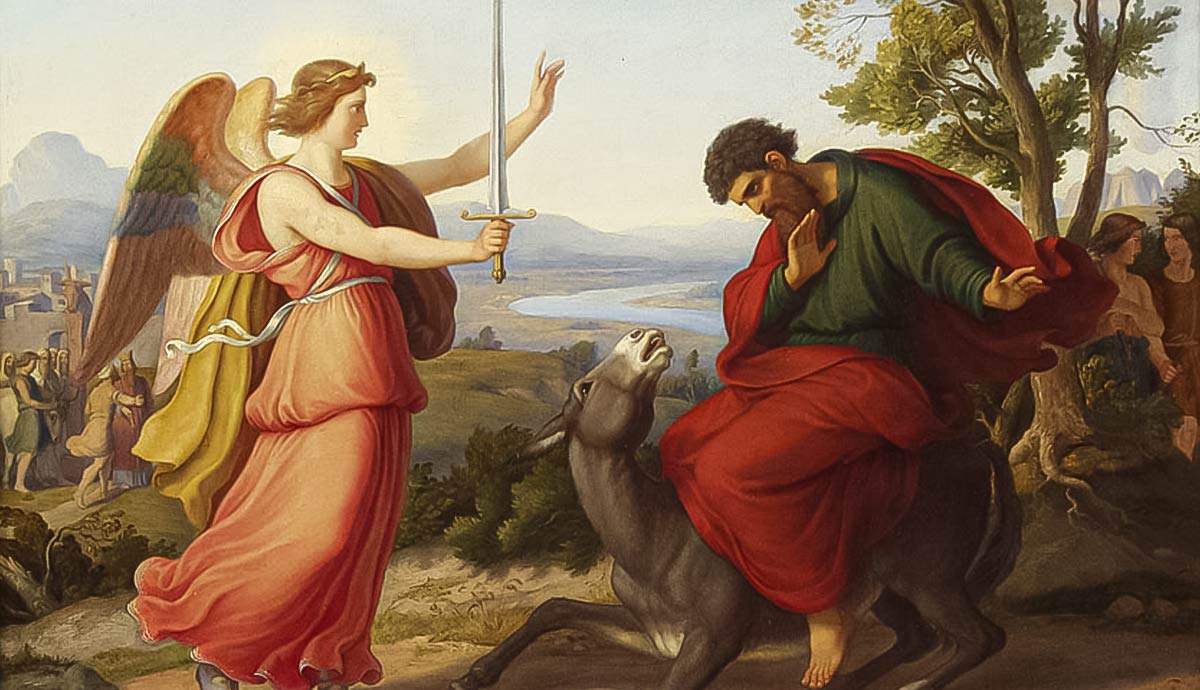 Balaam and the Angel, by Gustav Jäger