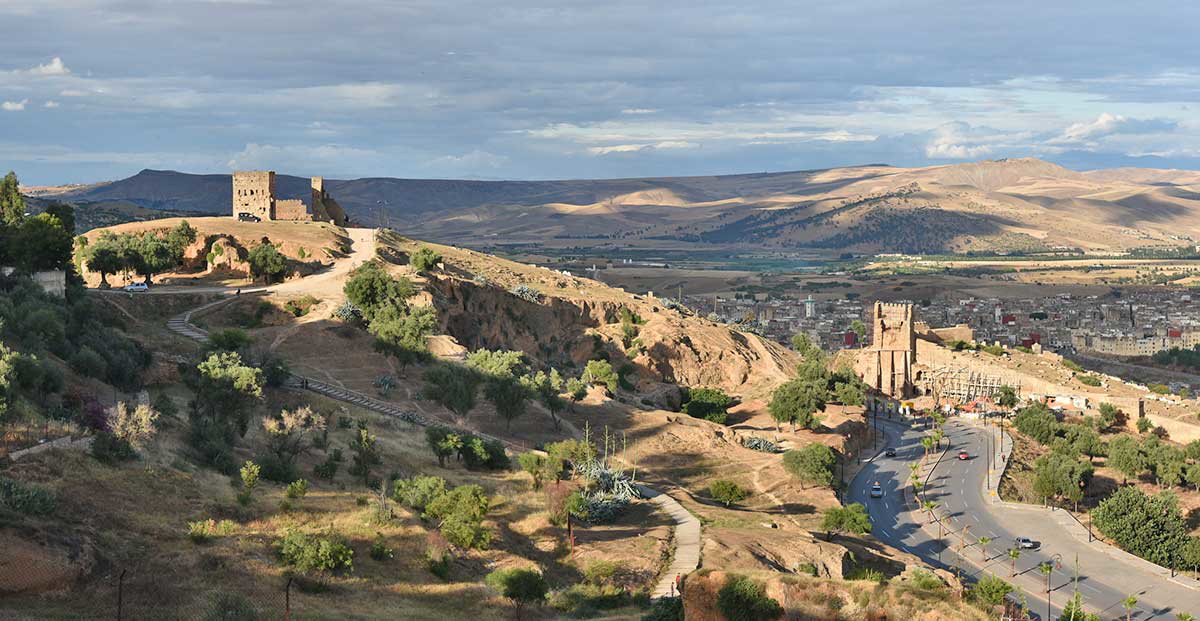 borj nord view fez morocco