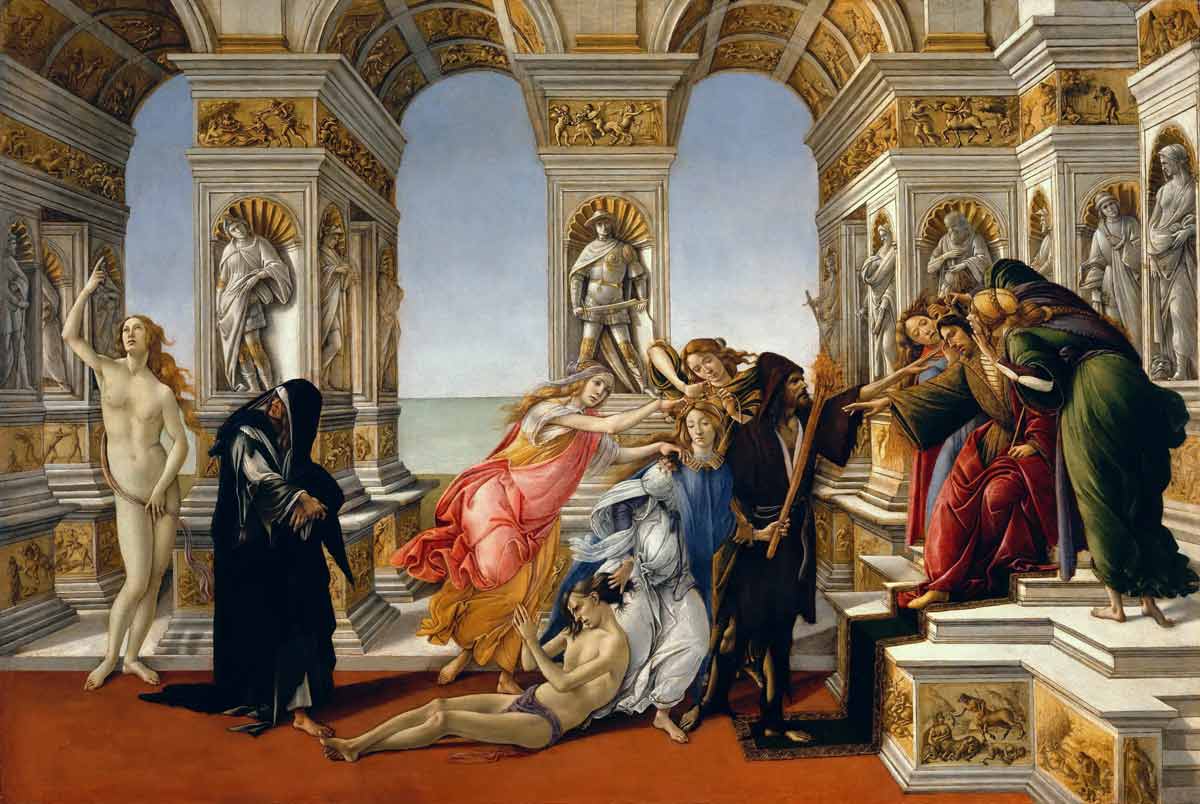 botticeli calumny painting