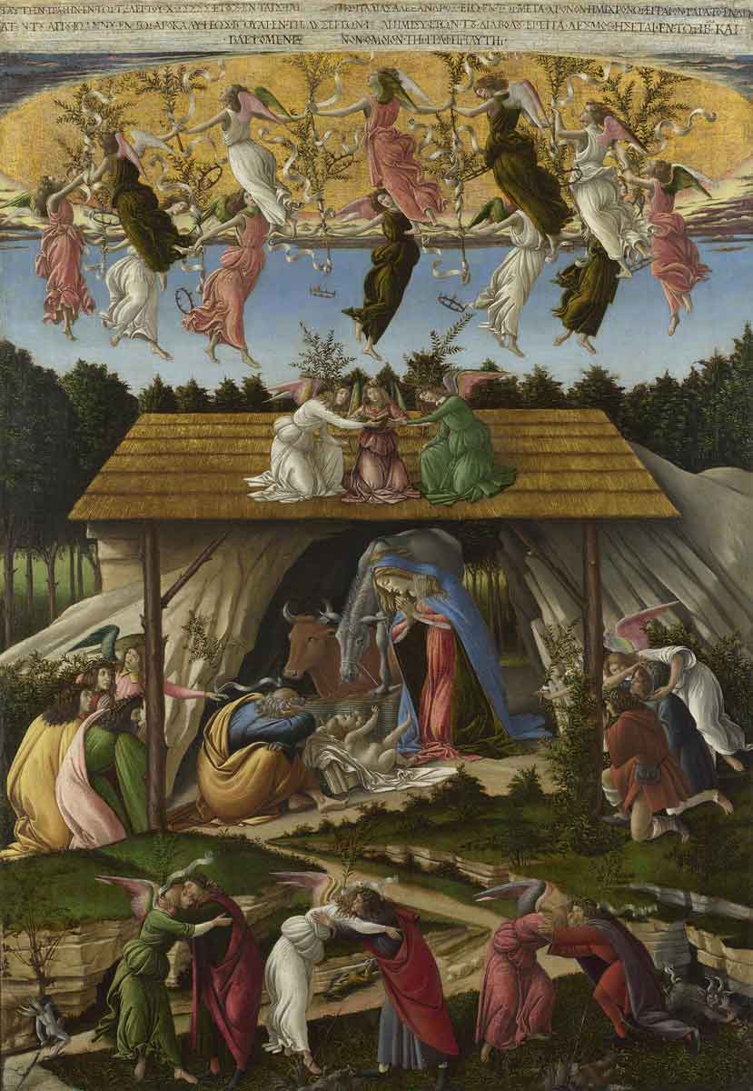 botticelli nativity painting