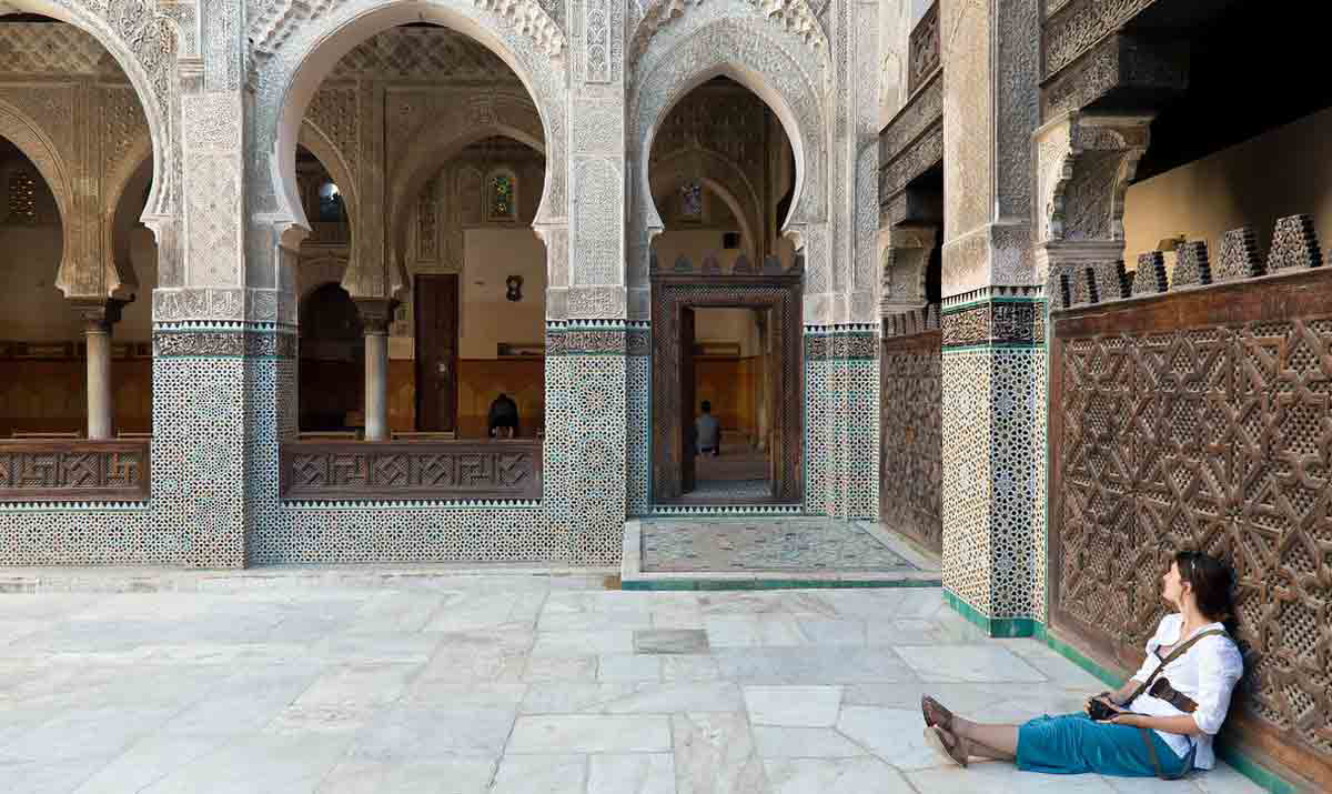 bou inania madrasa fez morocco