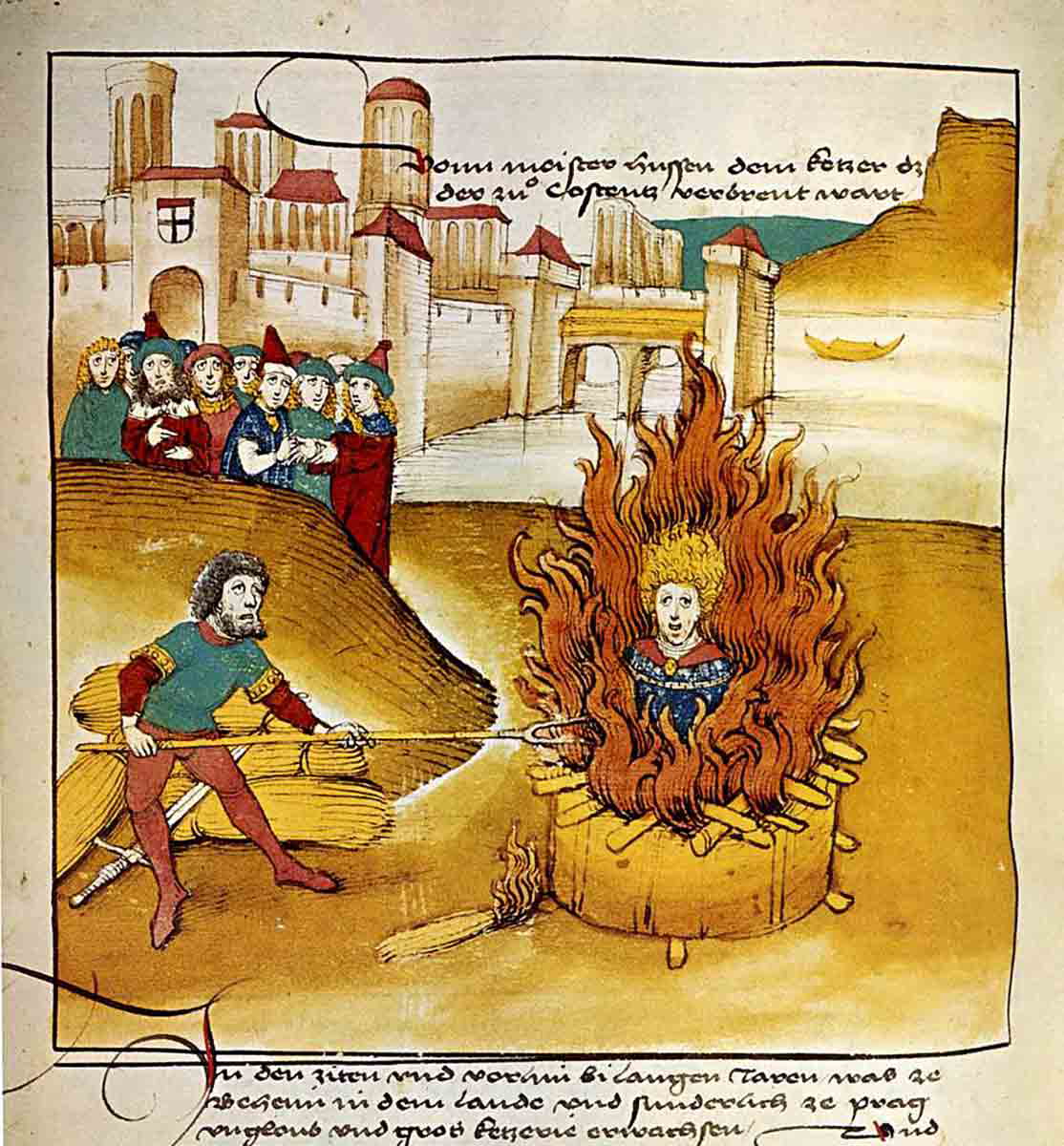 burning jan hus
