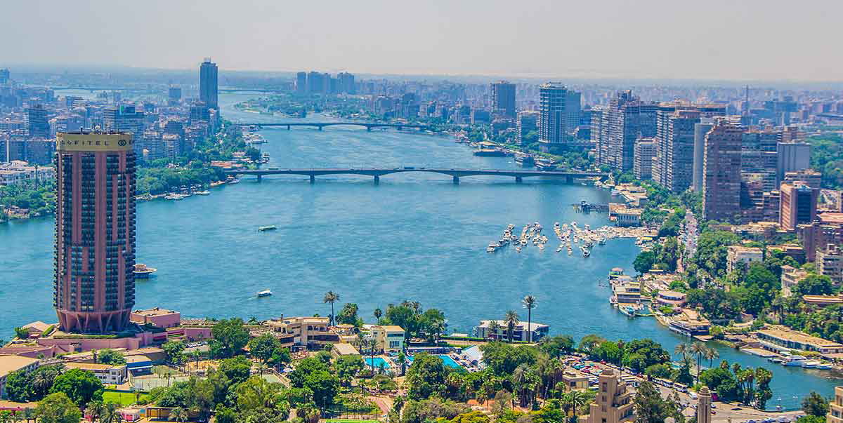 cairo tower nile