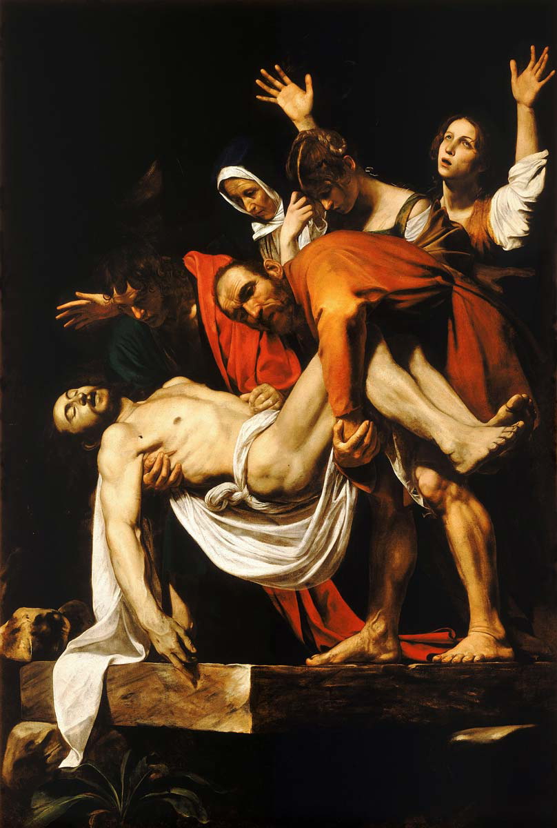 caravaggio entombment of christ