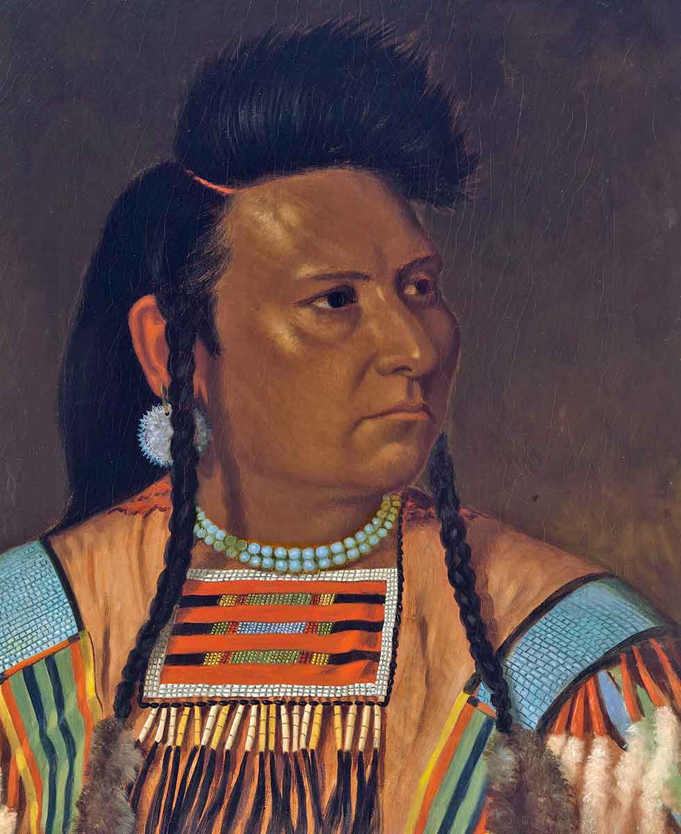 chief joseph oil portrait