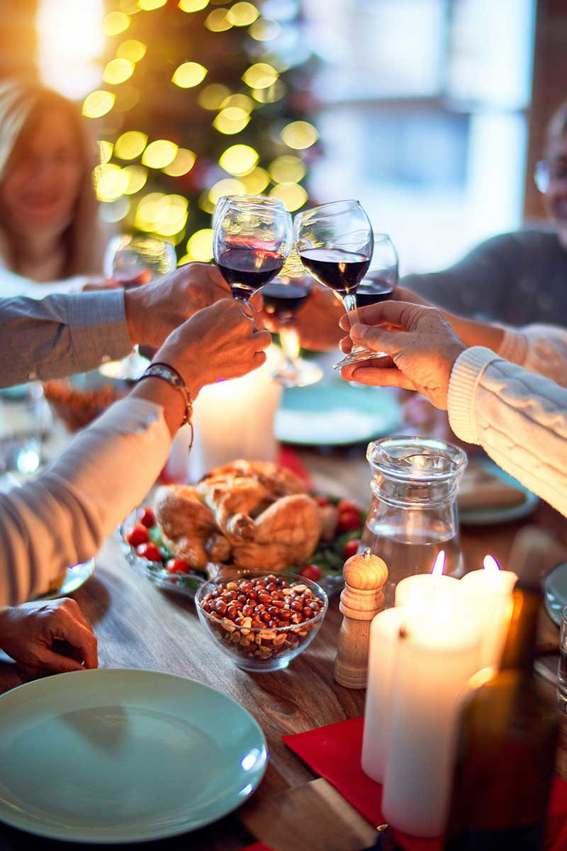 christmas dinner modern