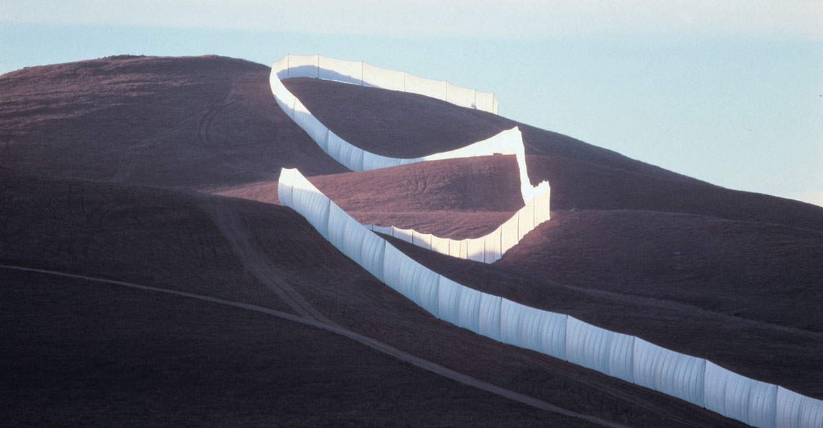 christo jeanne claude running fence photo