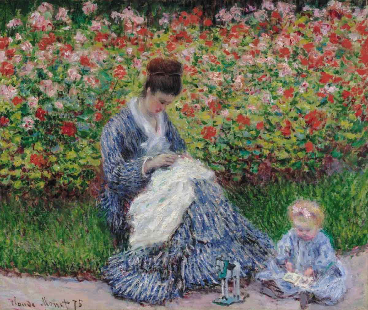 claude monet camille monet painting