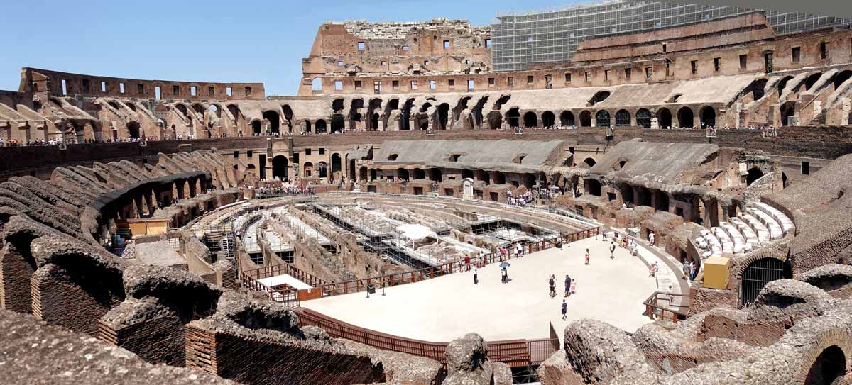 colosseum rome interior