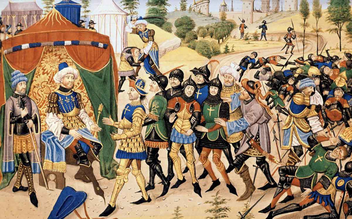 crusader leaders battle hattin