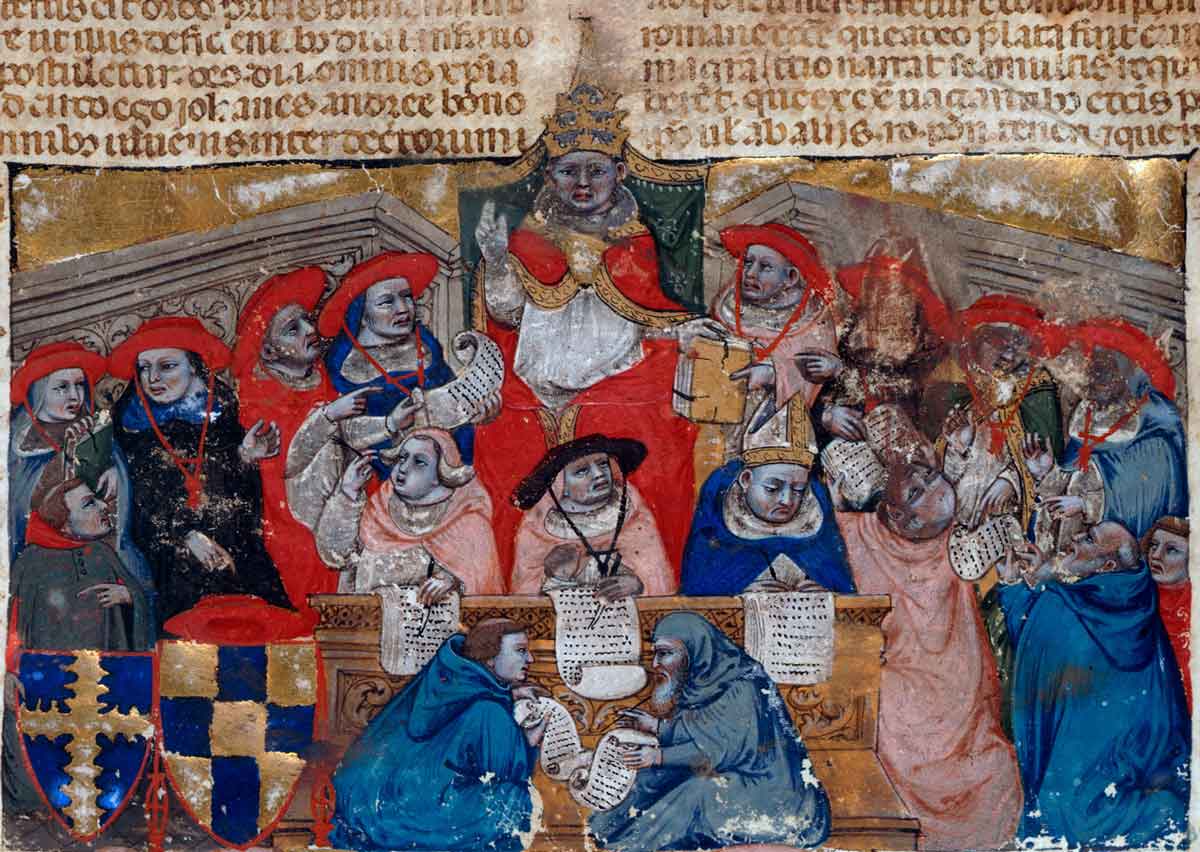 decretals pope boniface viii illustration