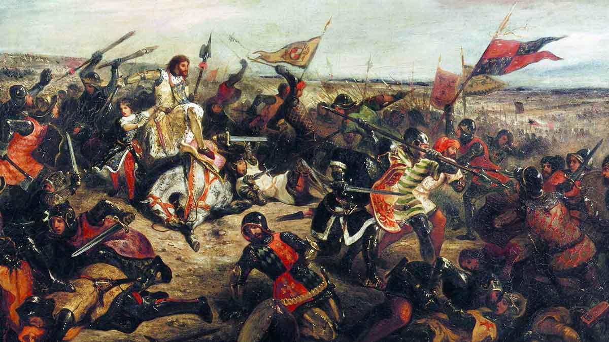 delacroix eugene battleof poitiers painting