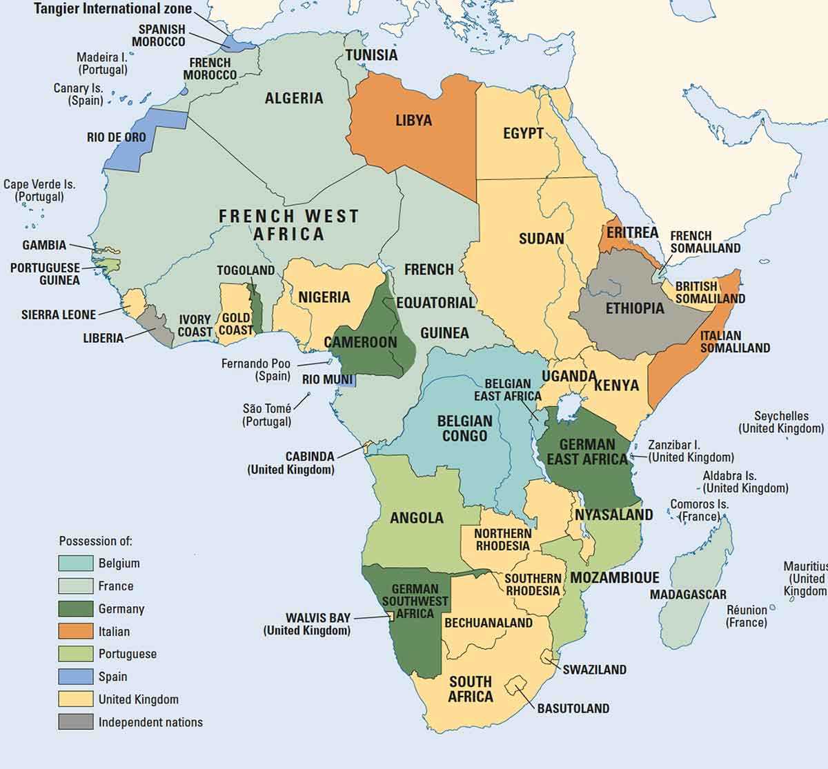 division of africa european powers stanford