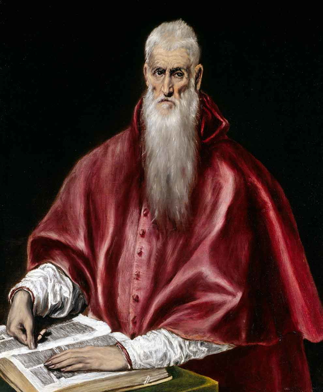 el greco saint jerome the scholar painting