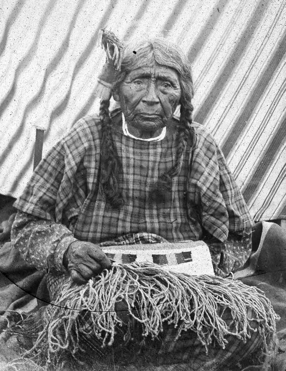 elderly nez perce woman
