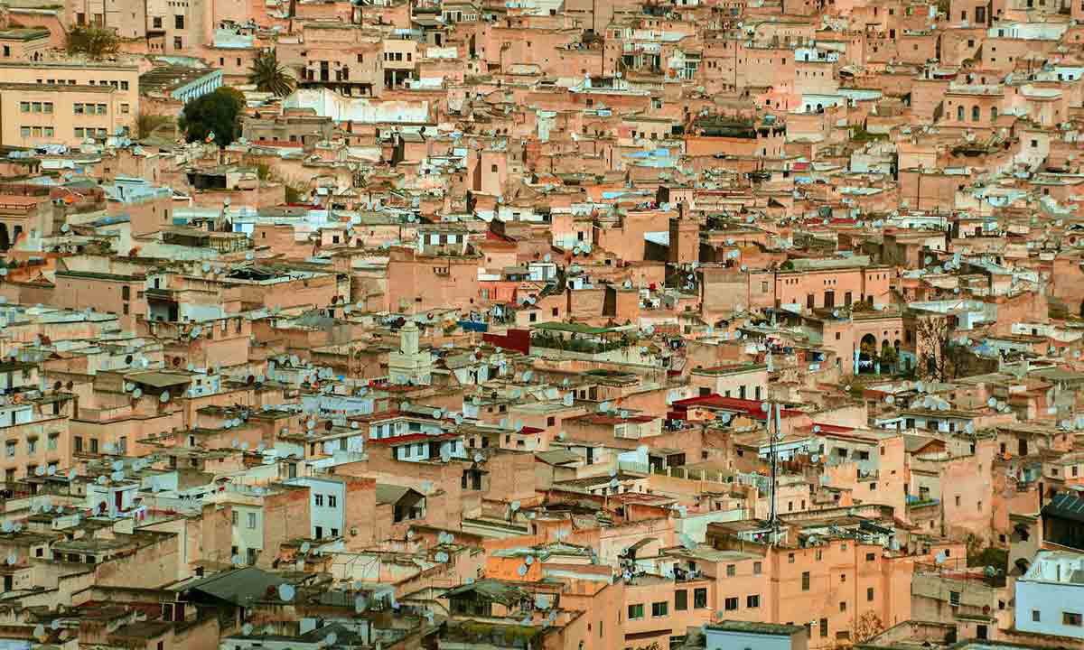 fez skyline morocco