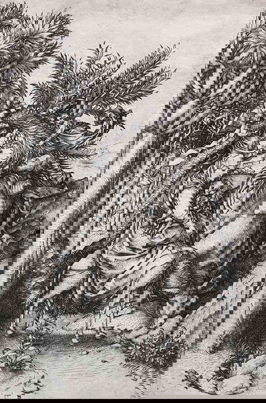 flight into egypt schongauer