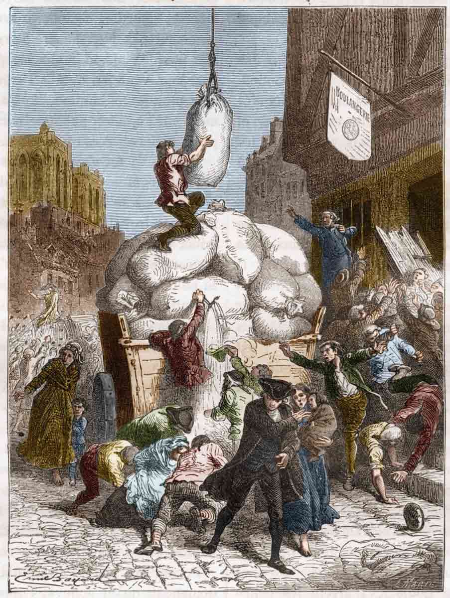 flours war paris 1775 painting
