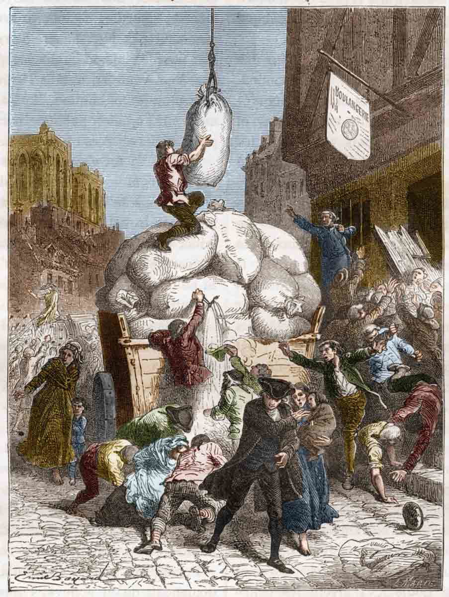 flours war paris 1775 painting