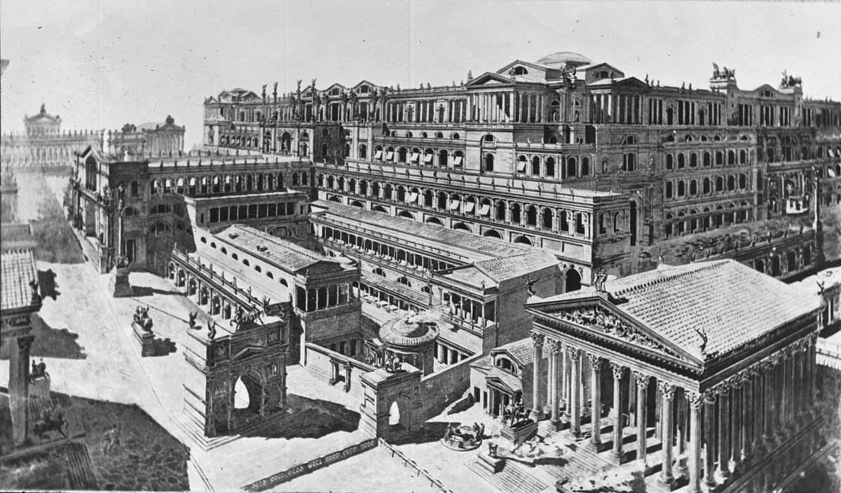 forum romanum view
