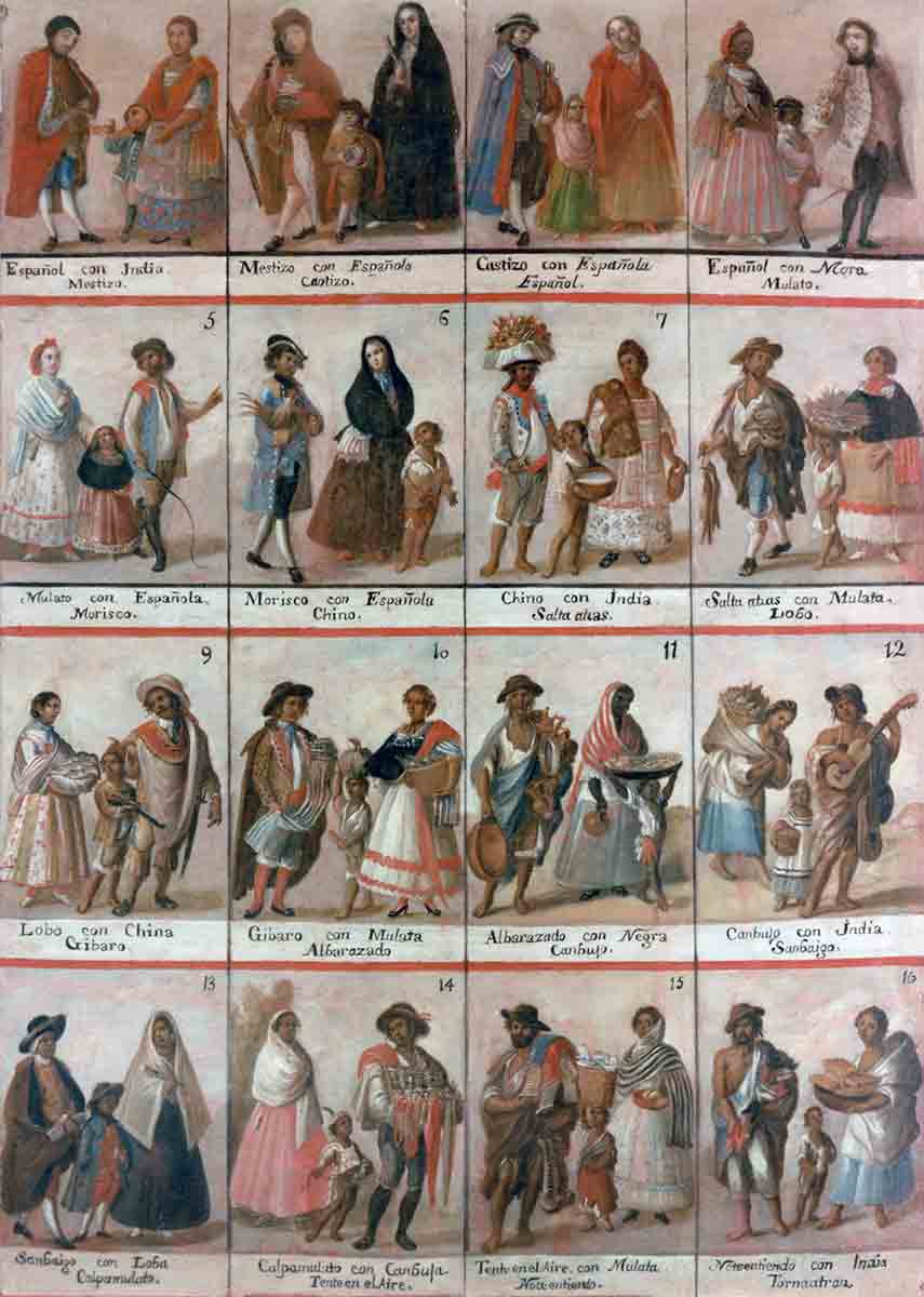 frame of casts