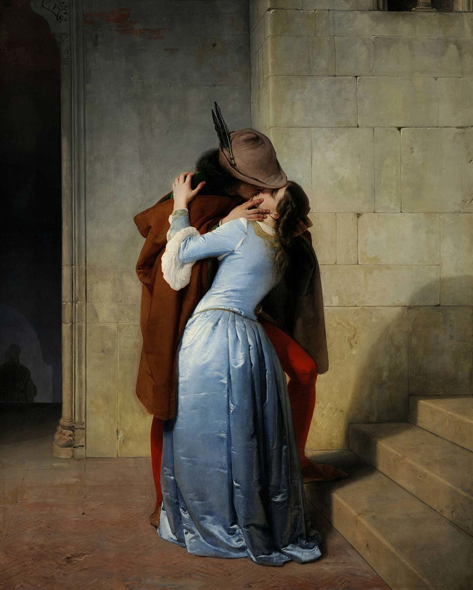 francesco hayez kiss painting