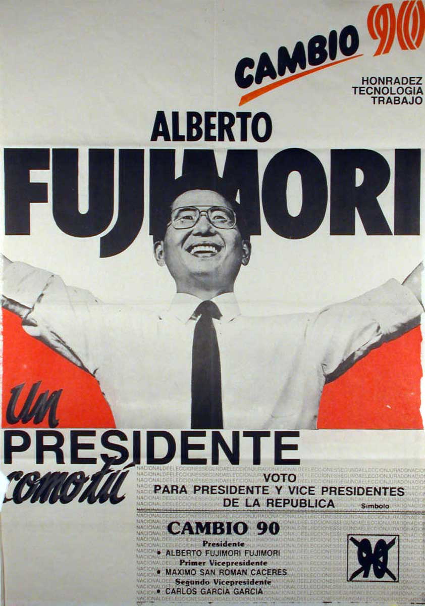 fujimori campaign poster 1990