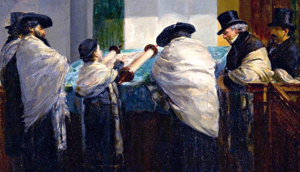 gentiles in bible bar mitvah painting