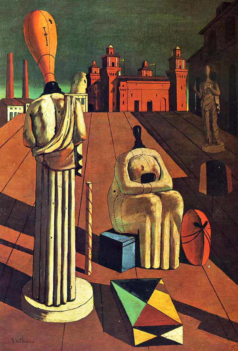 giorgio de chirico disquieting muses painting