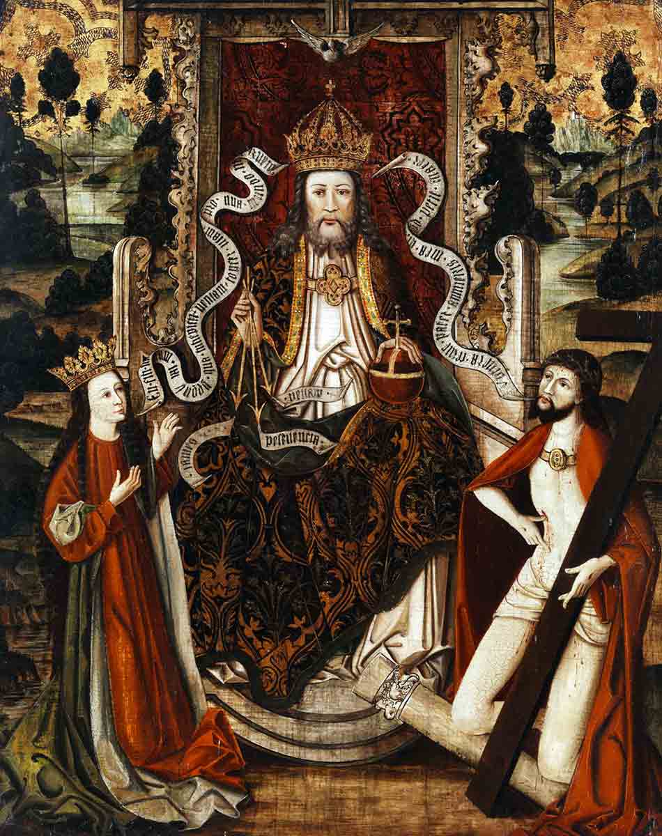 god the father on his throne
