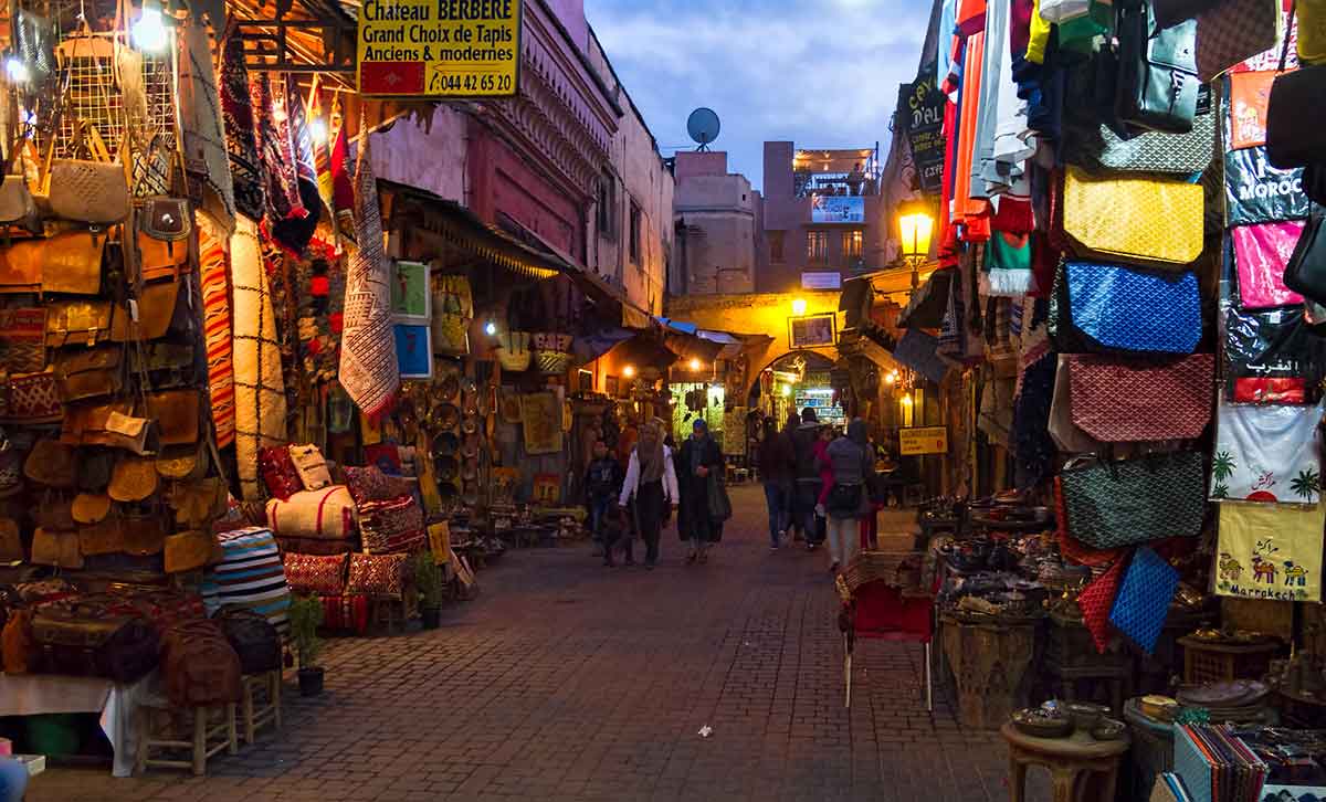 grand souq marrakesh morocco
