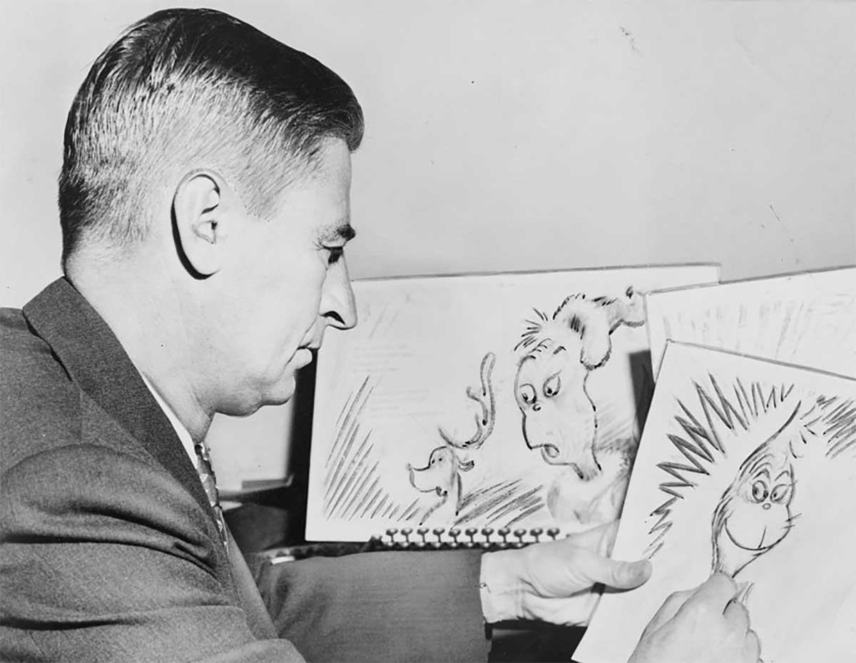 grinch who stole christmas sketches