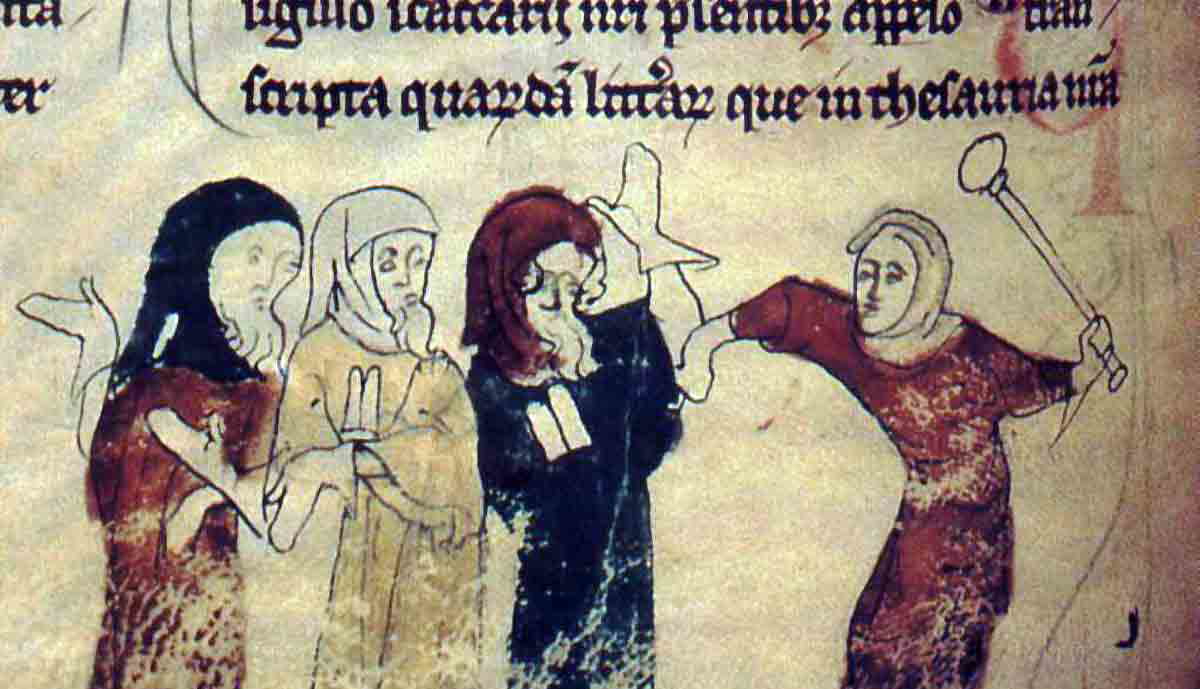 haddenham edmund jews expulsion illustration