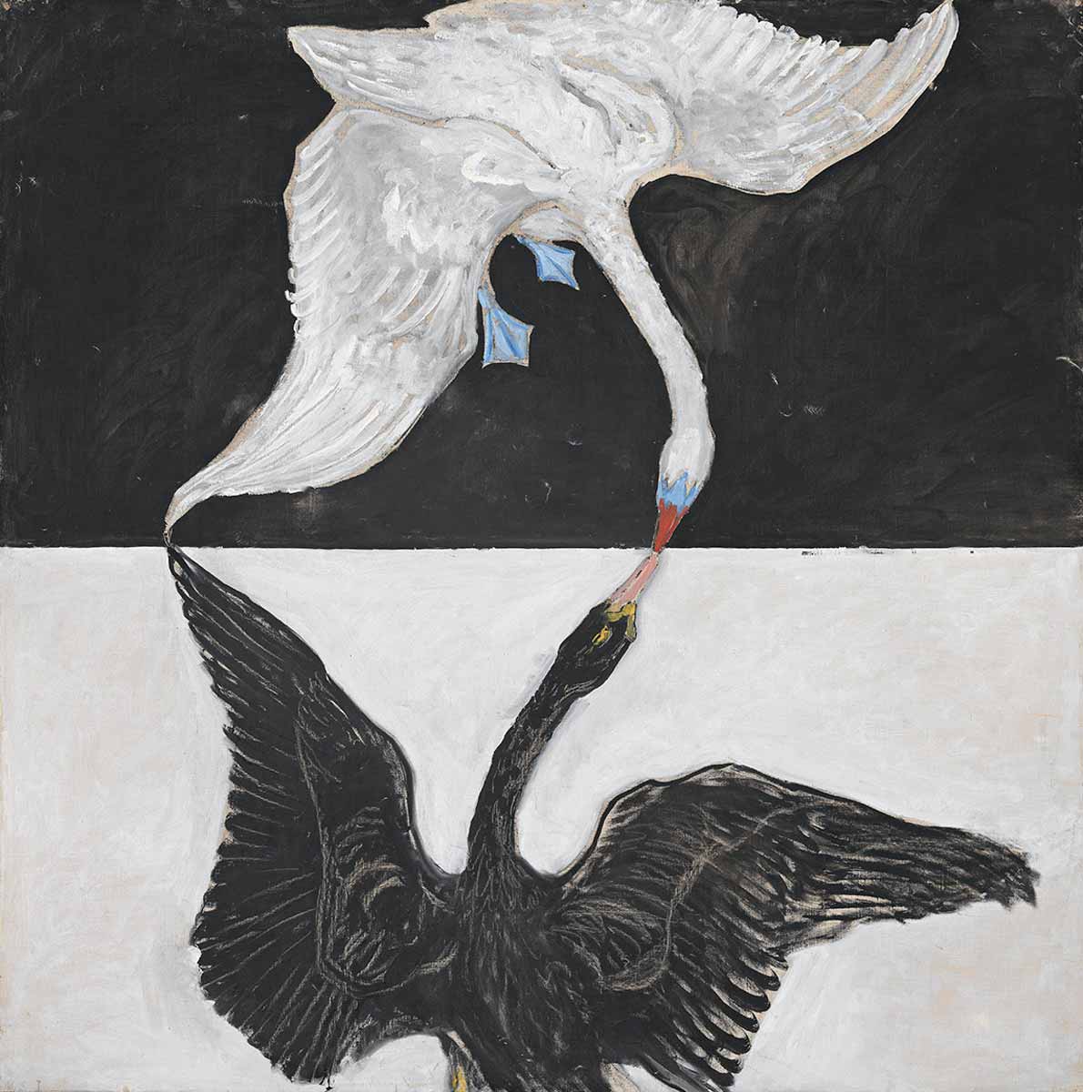 hilma af klimt swan painting