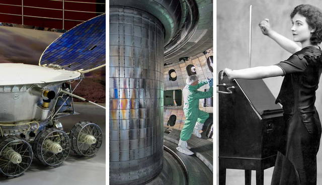 Soviet rover, fusion reactor, theremin player