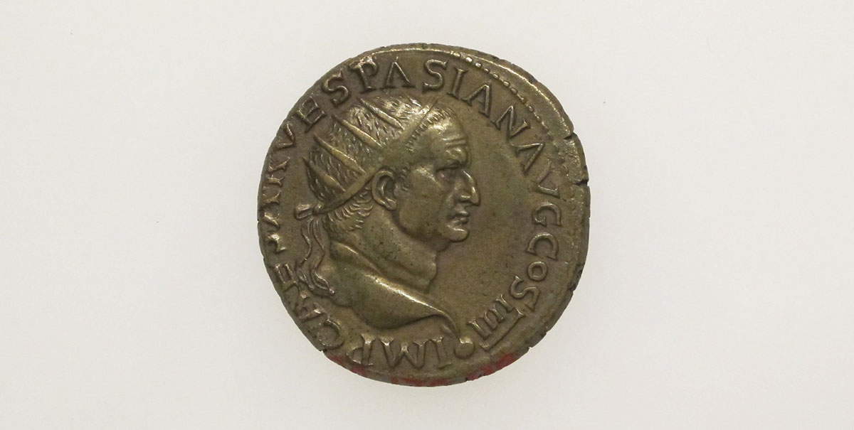 isle wight coin vespasian